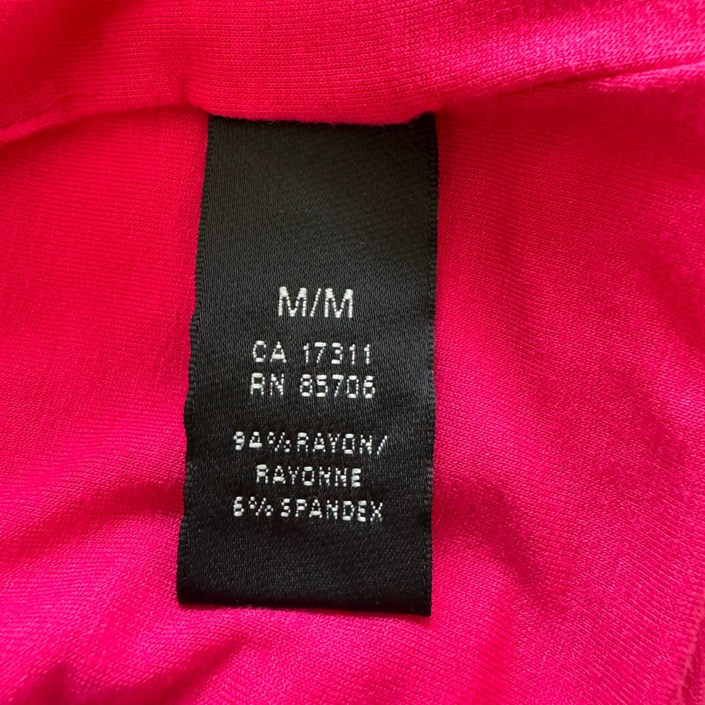 Fuchsia & Dark red sleeveless tops - Picture 4 of 7